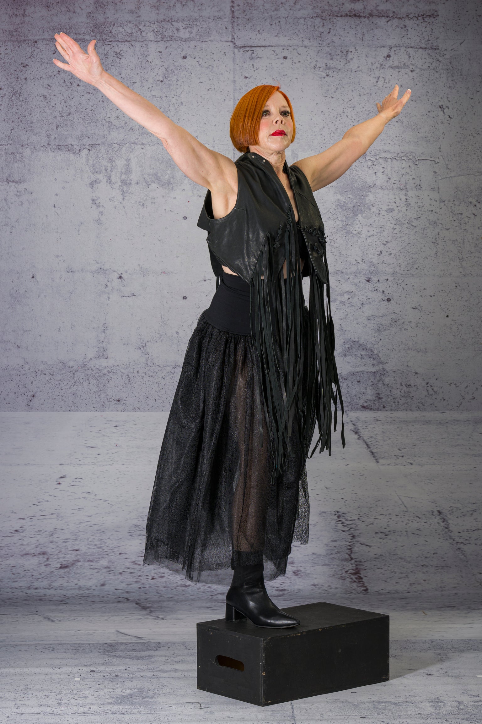 LiLi The First - Albert Affinito - Fringe Leather Vest