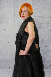 LiLi The First - Albert Affinito - Fringe Leather Vest