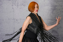 LiLi The First - Albert Affinito - Fringe Leather Vest