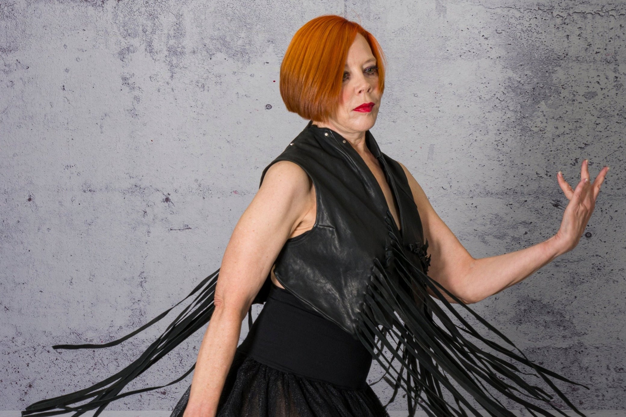 LiLi The First - Albert Affinito - Fringe Leather Vest