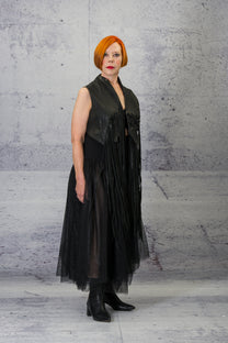 LiLi The First - Albert Affinito - Fringe Leather Vest