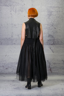 LiLi The First - Albert Affinito - Fringe Leather Vest