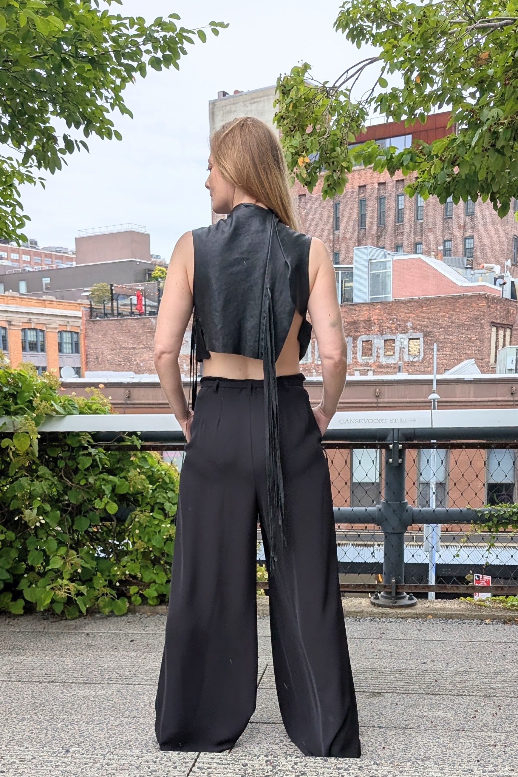LiLi The First - Albert Affinito - Vest - Fringe Leather Vest