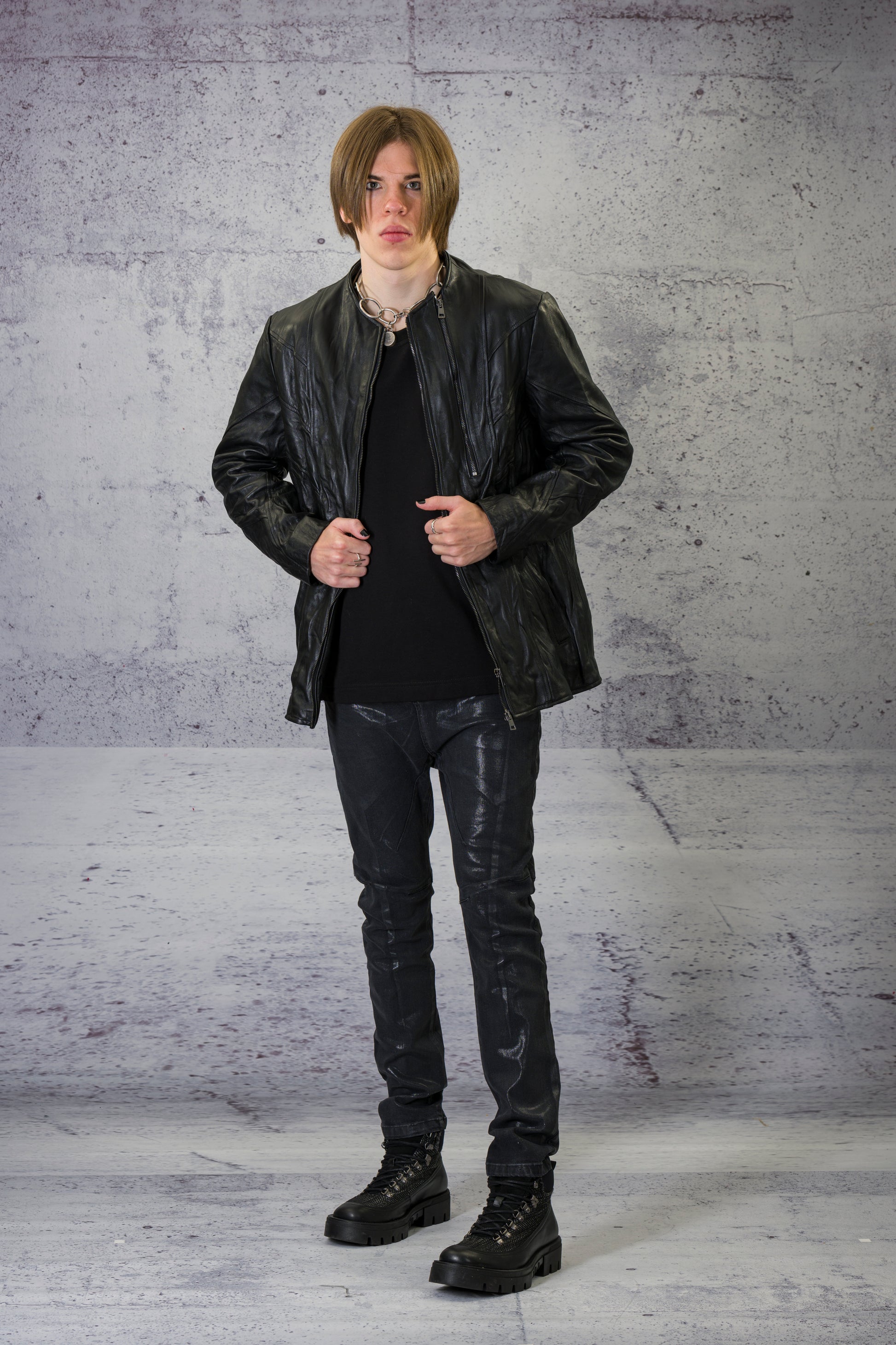 LiLi The First - La Haine Inside Us leather jacket