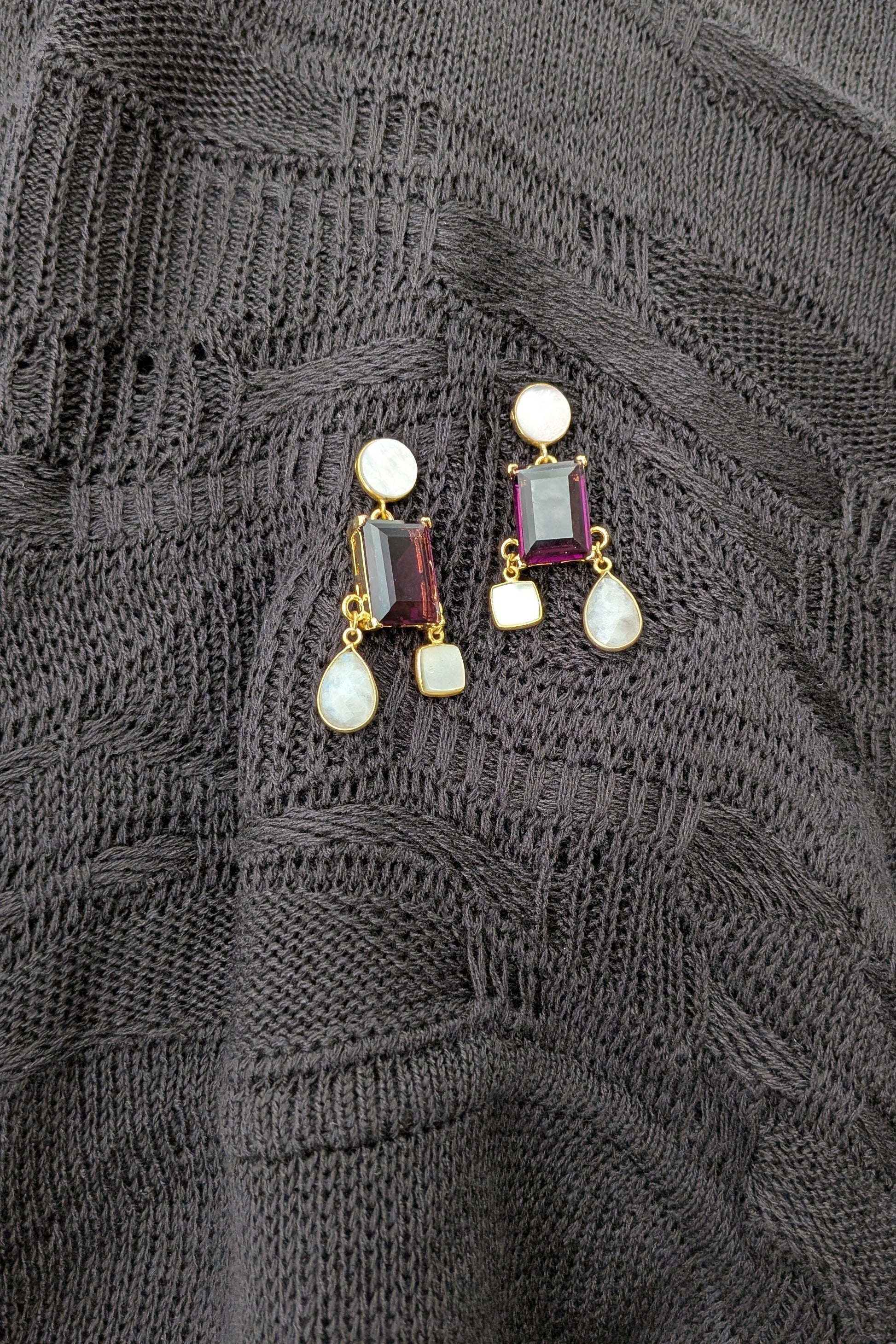 LiLi The First - Mother of Pearl earrings