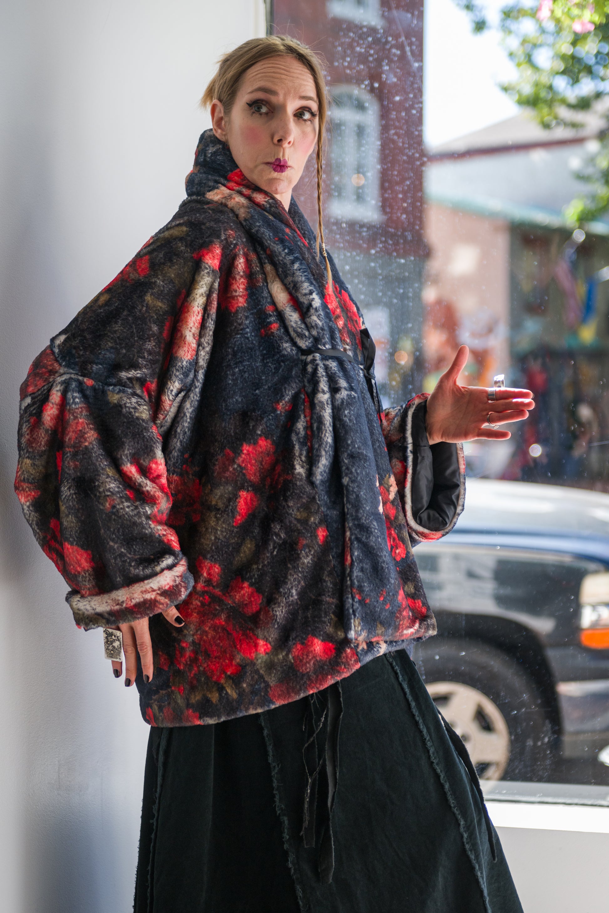 LiLi The First boutique-Barbara Bologna-Puffy Over faux fur coat