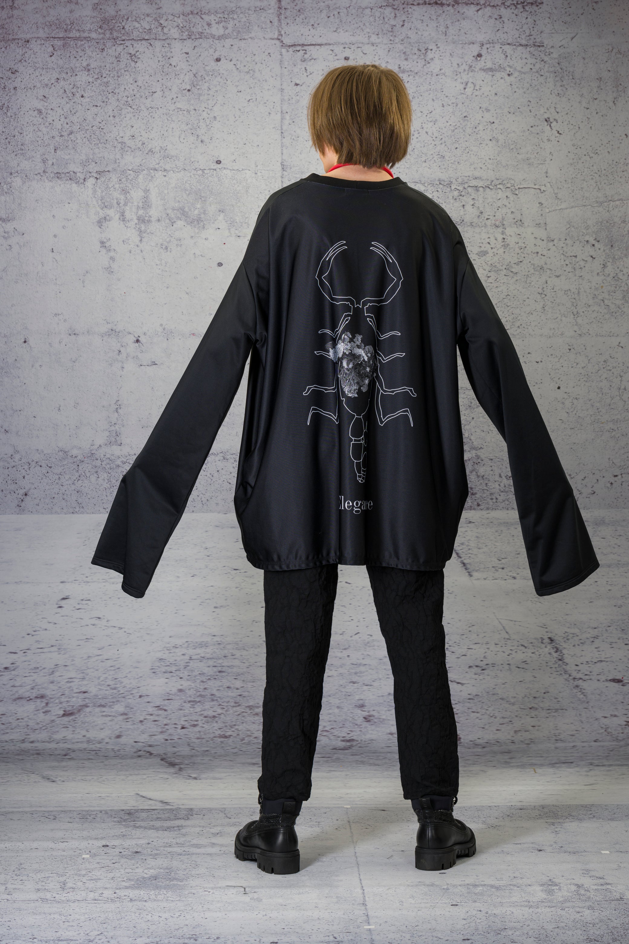 LiLi The First boutique - BARBARA-BOLOGNA-Oversized Scorpion Sweatshirt