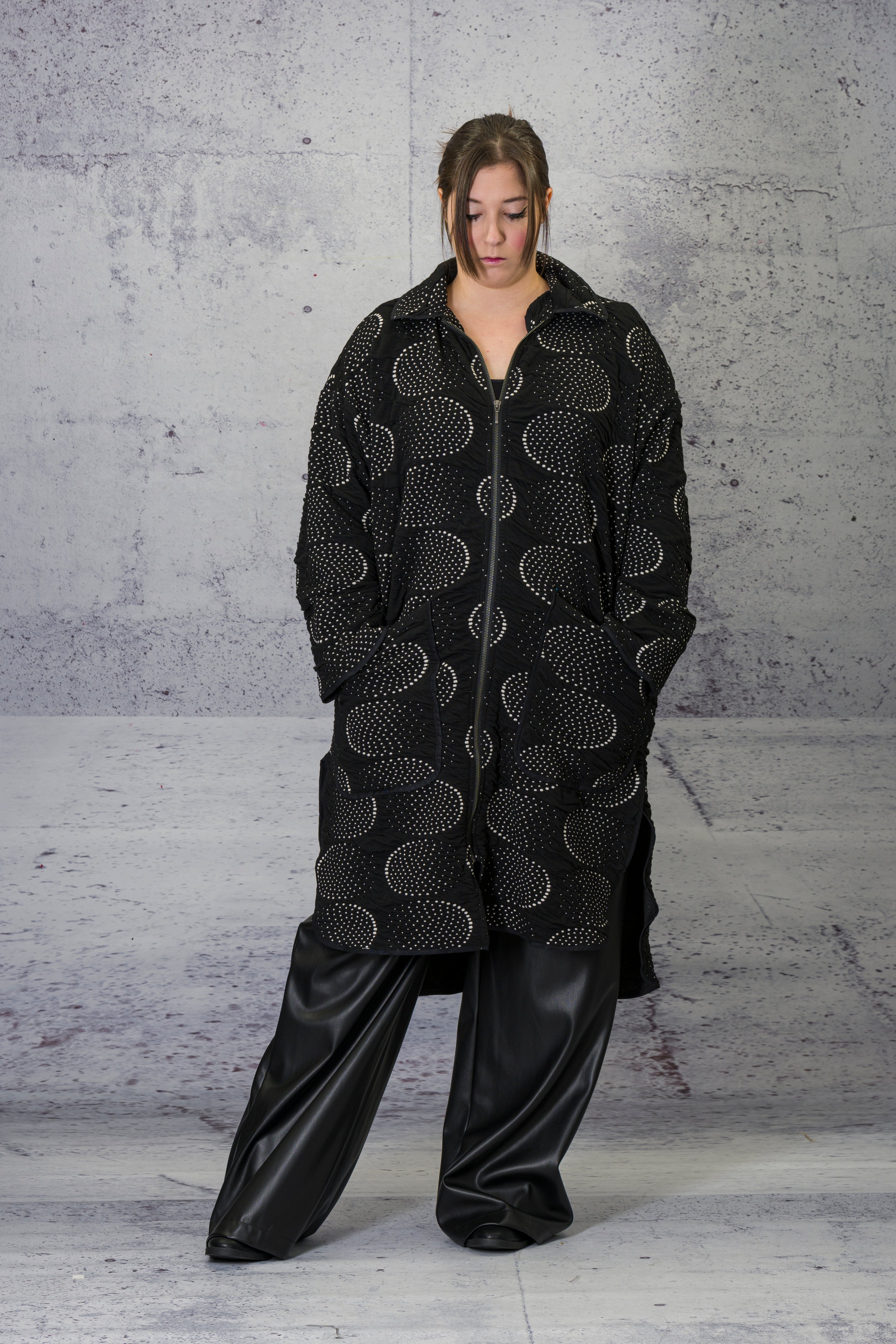 LiLi The First boutique, Gershon Bram quilted long coat