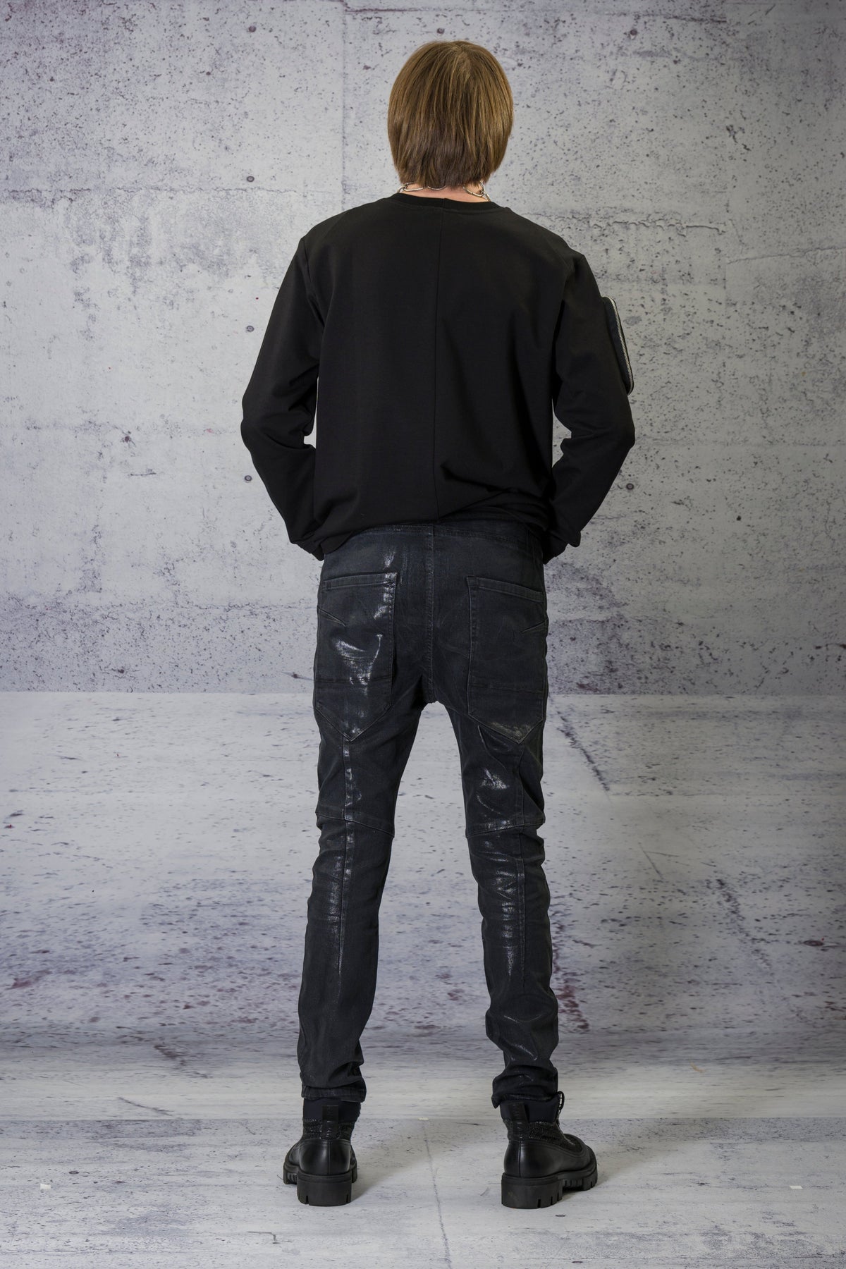 LiLi The First boutique, La Haine Inside Us, Shiny men jeans LM219
