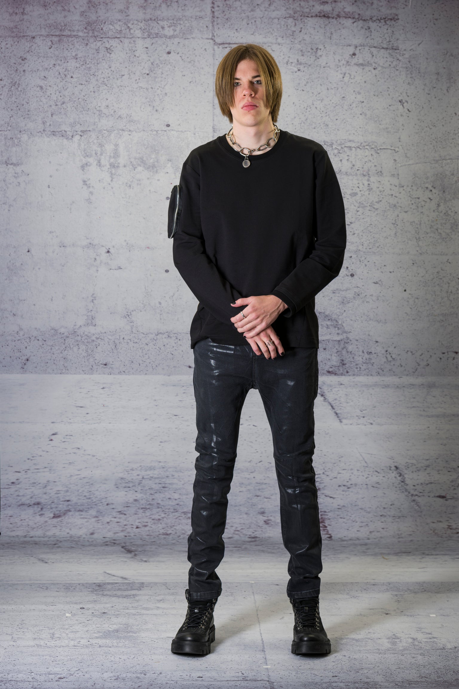 LiLi The First boutique, La Haine Inside Us, Shiny men jeans LM219