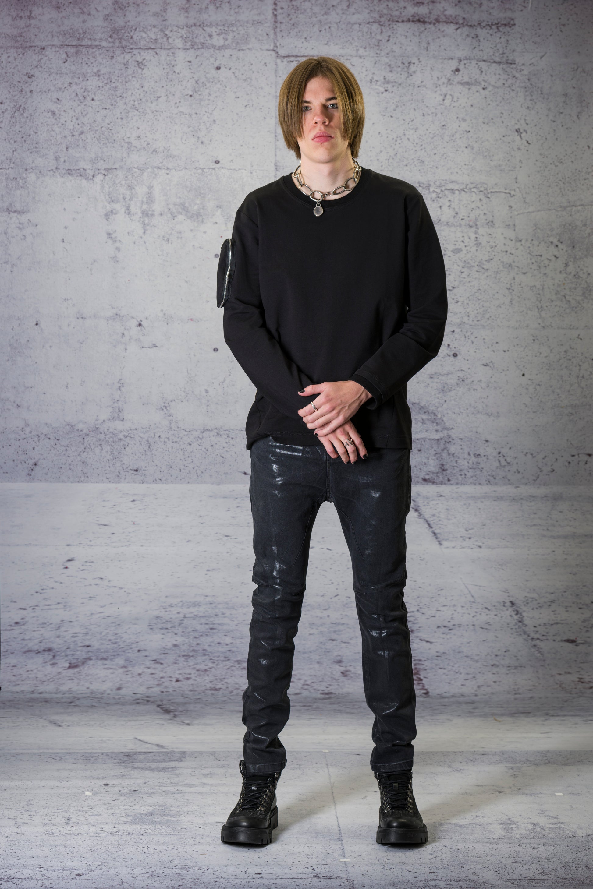 LiLi The First boutique, La Haine Inside Us, Shiny men jeans LM219