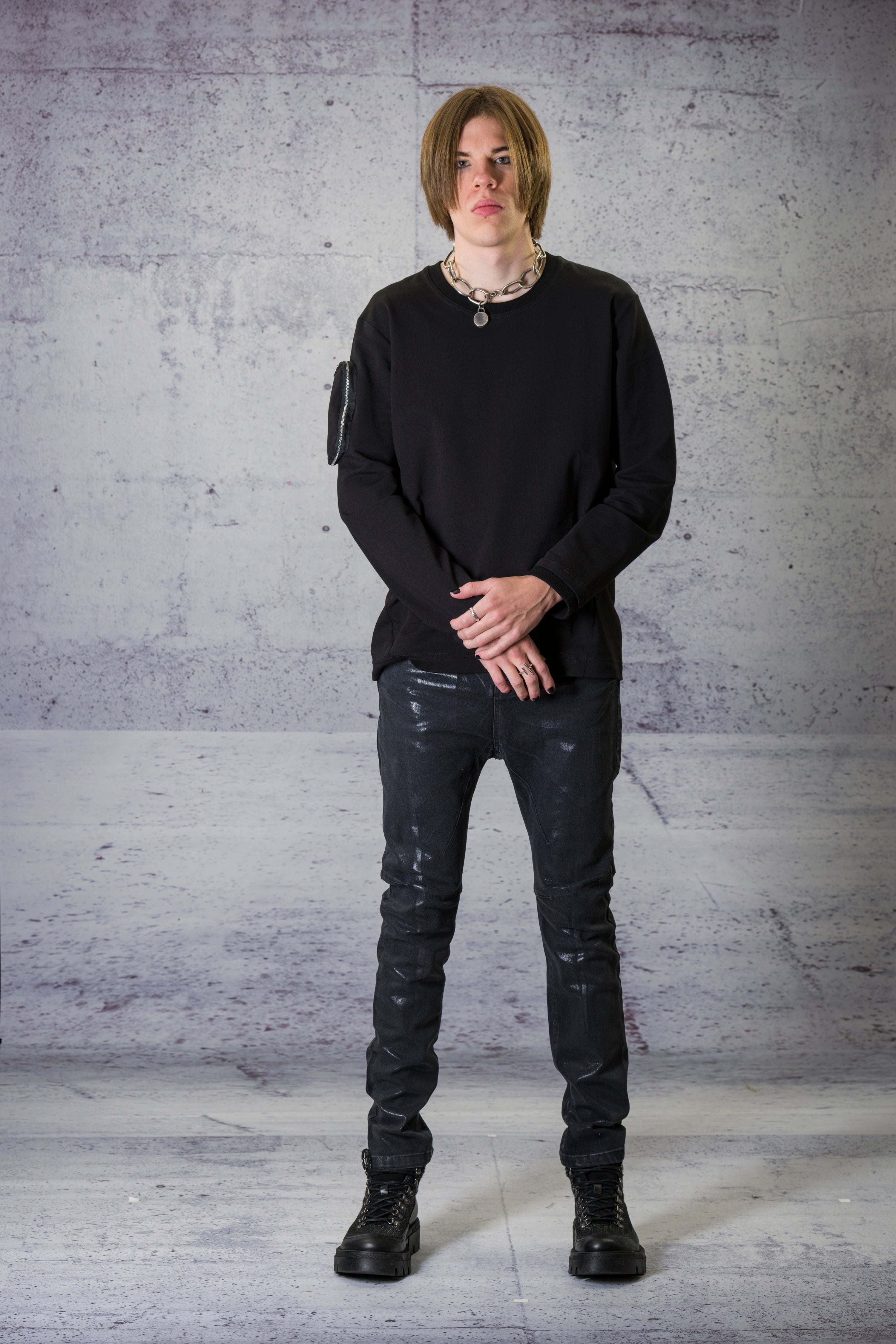 LiLi The First boutique, La Haine Inside Us, Shiny men jeans LM219