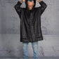 LiLi The First boutique - David's Road Faux Leather Coat
