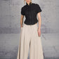 Link Croatia Cliff Wide Leg Linen Pants 