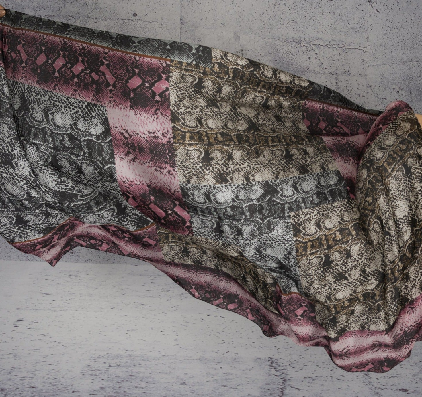 Snake Silk Scarf