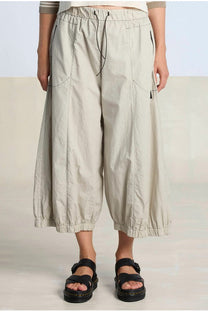 Lurdes Bergada - Pants - gauchos - Khaki - Cropped