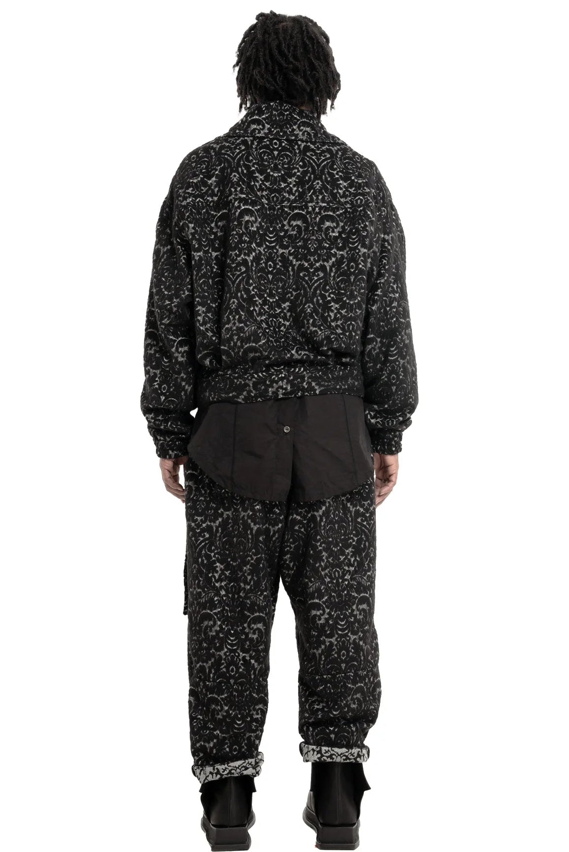 Patterned designer coat by Mark Baigent - Lili the First Boutique NYC