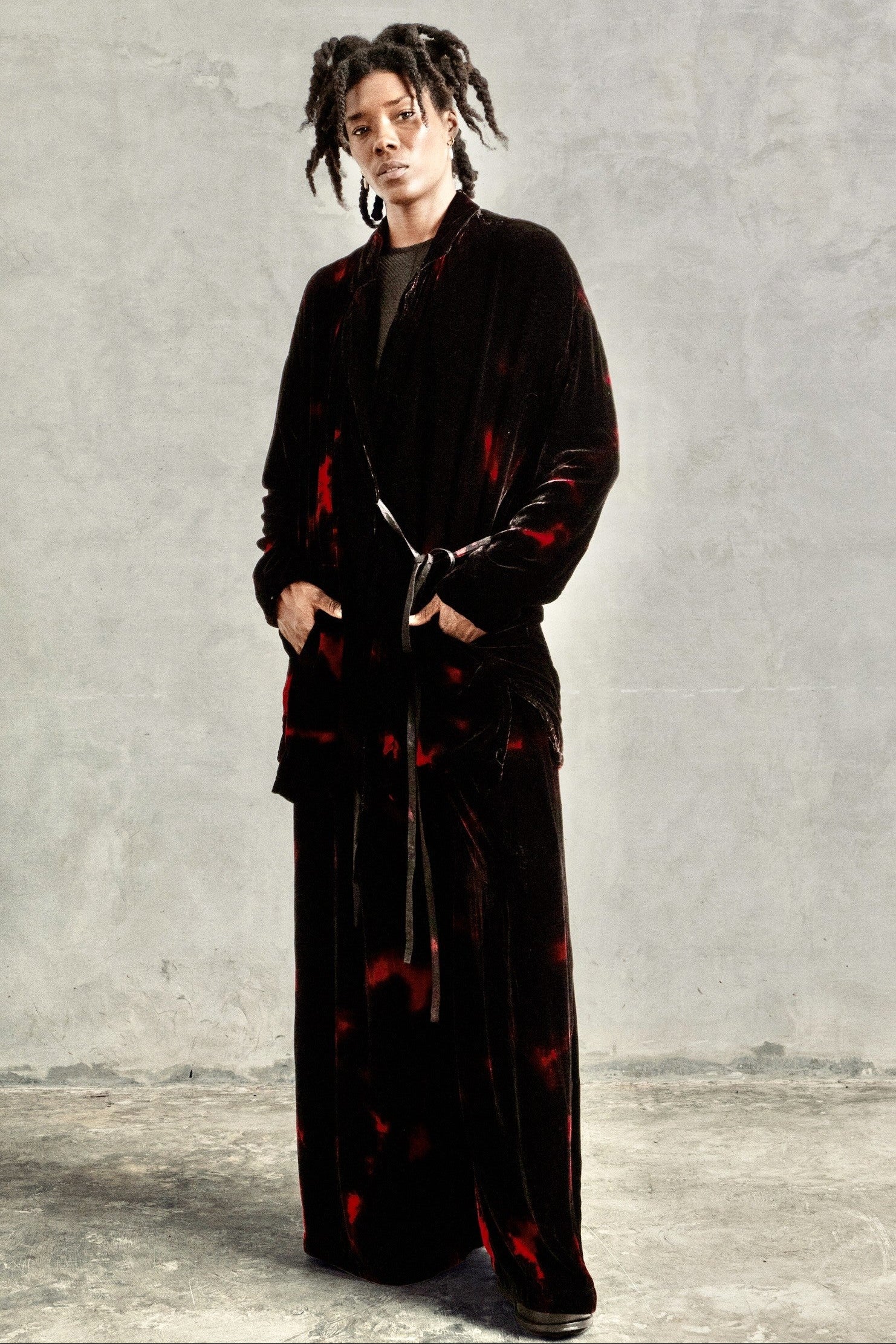 Velvety luxurious jacket by Mark Baigent - Lili the First Boutique NYC