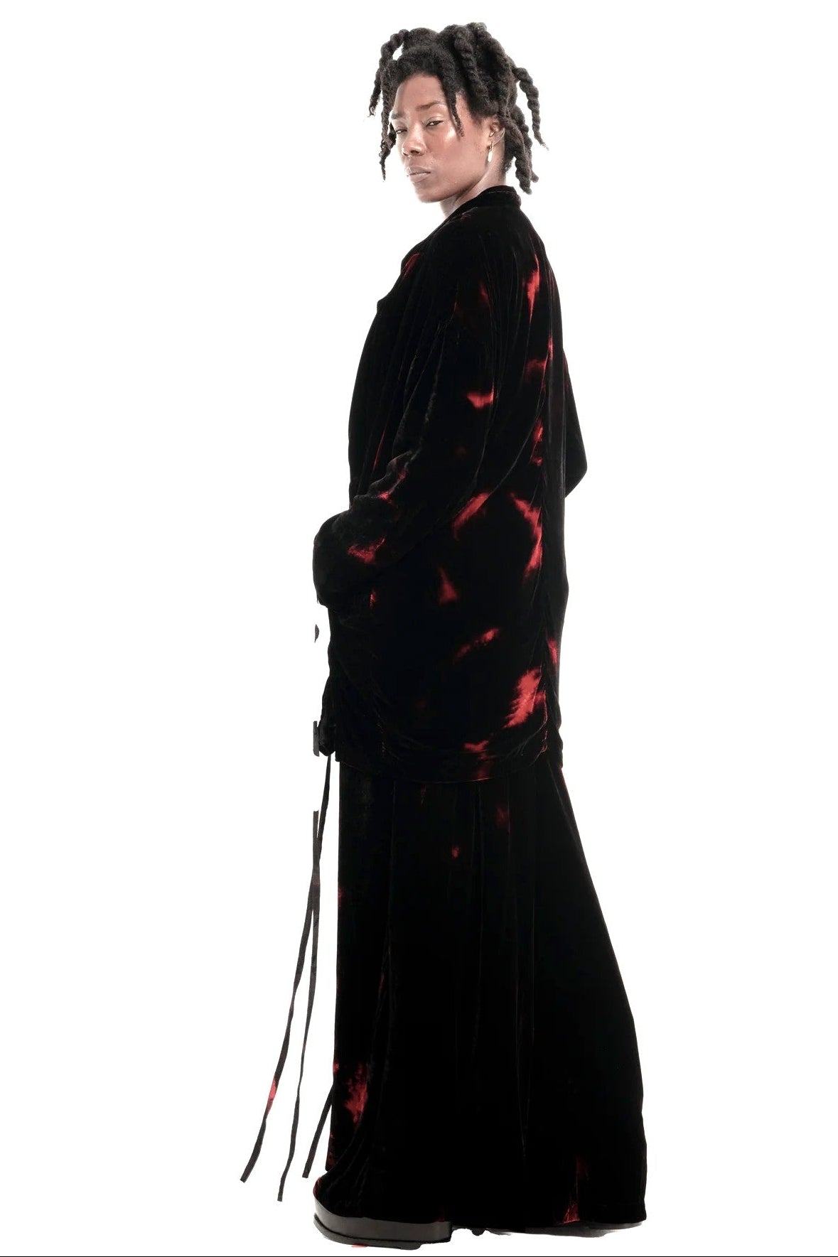 Velvety luxurious jacket by Mark Baigent - Lili the First Boutique NYC