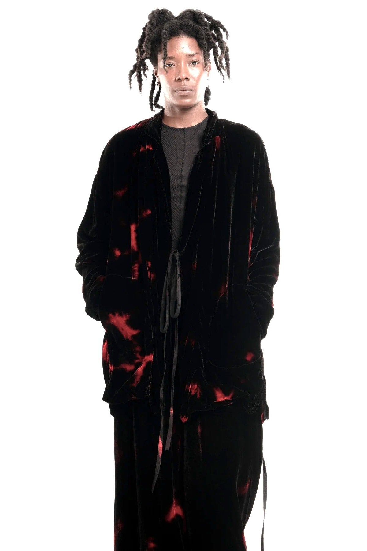 Velvety luxurious jacket by Mark Baigent - Lili the First Boutique NYC