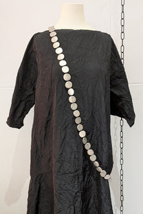 Maria Calderara Long Silver Resin beads Necklace