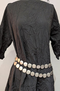 Maria Calderara Long Silver Resin beads Necklace
