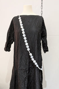 Maria Calderara - necklace - extra long white resin, adjustable length