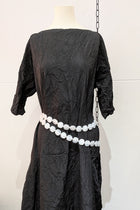 Maria Calderara - necklace - extra long white resin, adjustable length