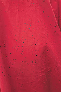 Maria Calderara - Dress - Red - Circle - Statement dress - LiLi The First NYC