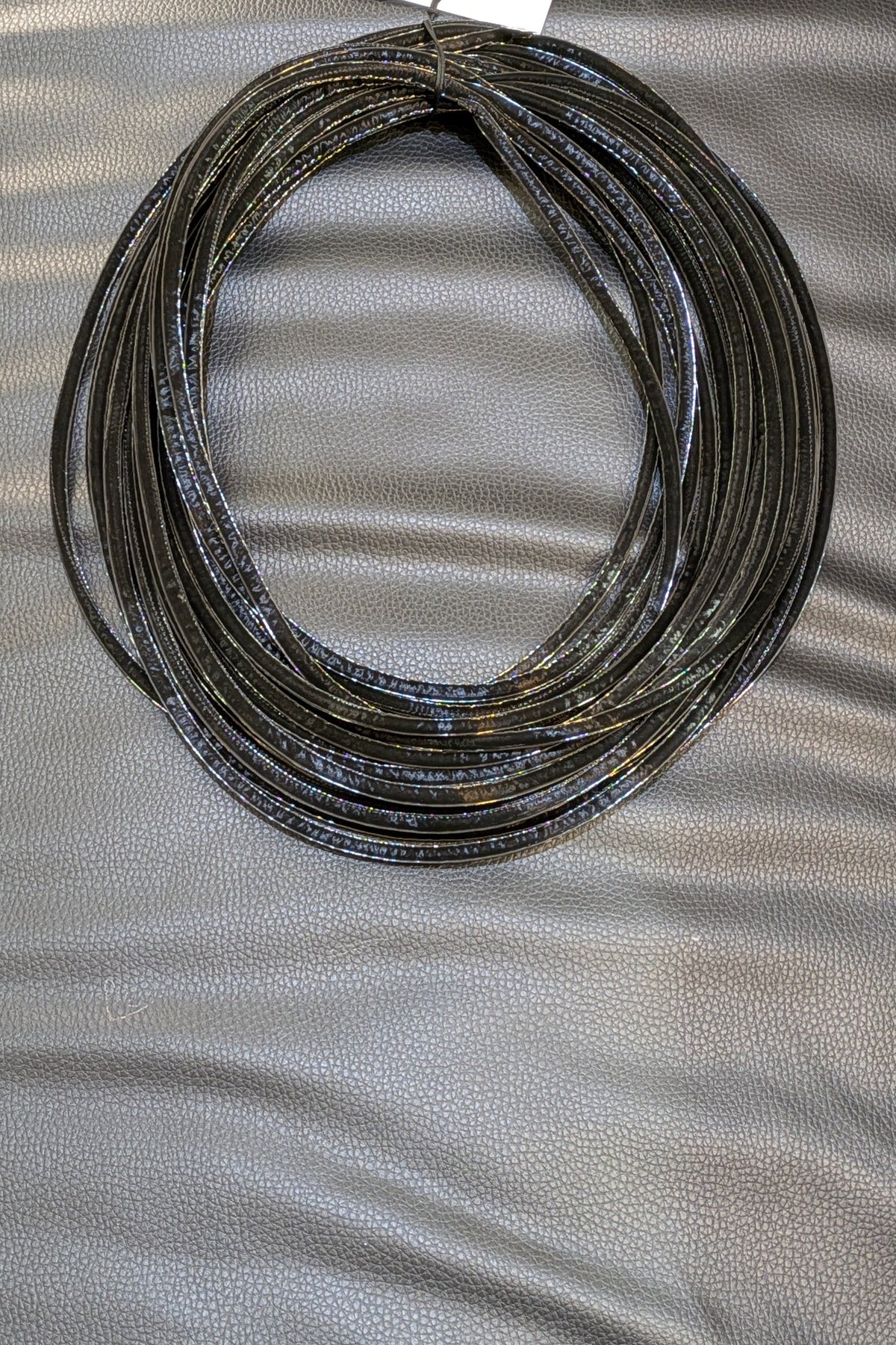 Maria Calderara - Necklace - Latex fabric - Light weight - Avant Garde Black