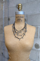 Maria Calderara - Necklace - Long - Crystals - Light weight