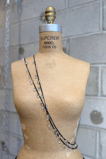 Maria Calderara - Necklace - Long - Crystals - Light weight