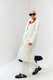 Maria Calderara - Satoshi Hirose - Ra-Ra Fashion - Coat , duster - Nylon - White