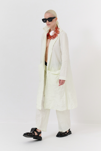 Maria Calderara - Satoshi Hirose - Ra-Ra Fashion - Coat , duster - Nylon - White