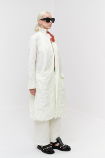 Maria Calderara - Satoshi Hirose - Ra-Ra Fashion - Coat , duster - Nylon - White