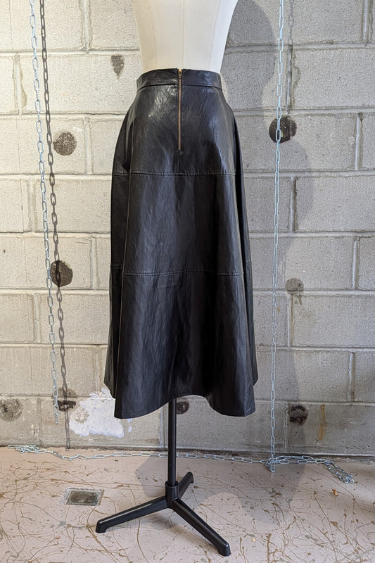Mignon Doo Faux Leather Nidi Skirt