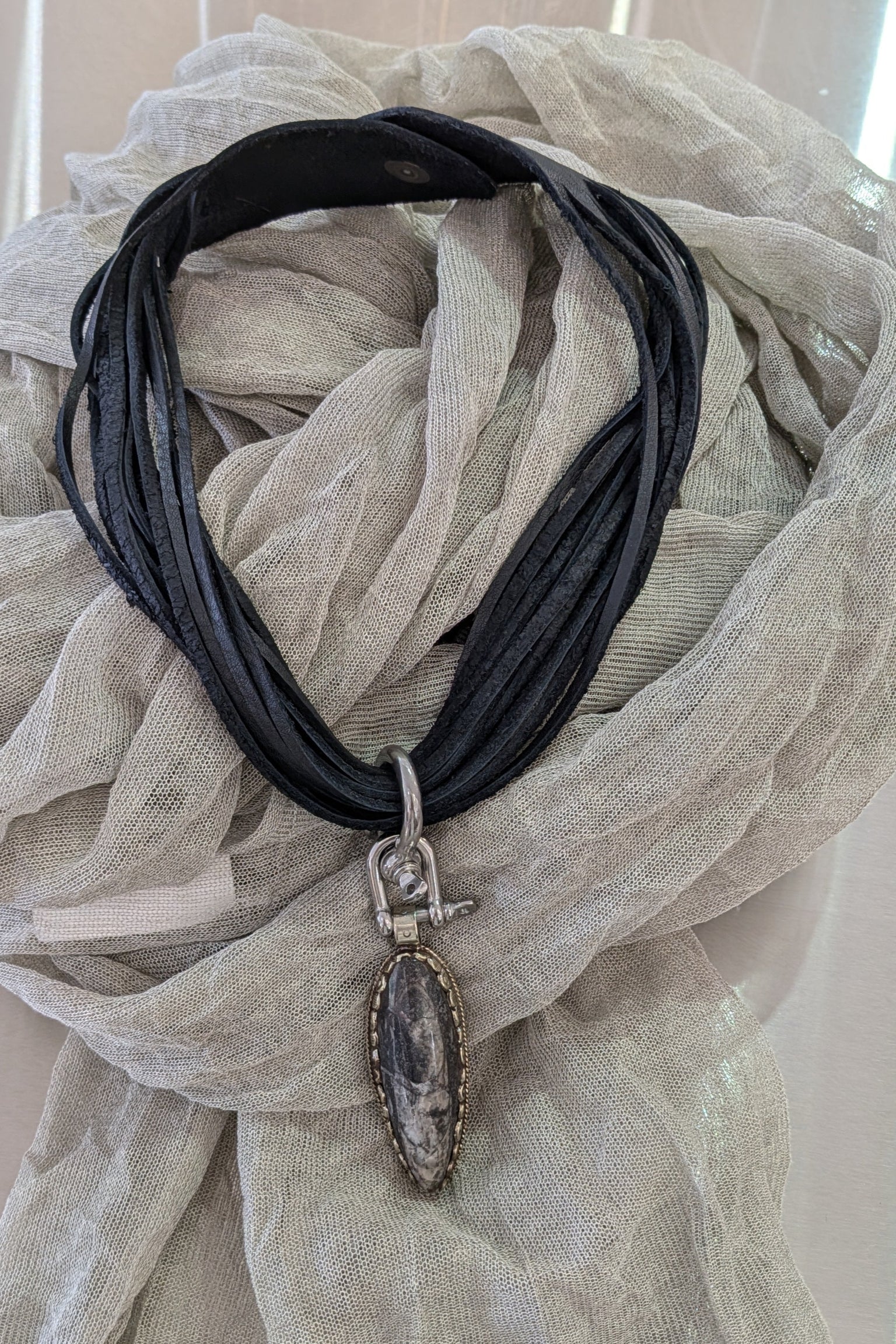 Mya Lambrecht Fossil Necklace - LiLi The First boutique Meatpacking NYC