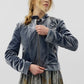NY77 Design Blue Velvet Bomber Jacket - LiLi The First boutiques Washington DC and NYC