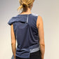 NY77 Design Blue Velvet Tank Top - LiLi The First boutiques, NY and DC