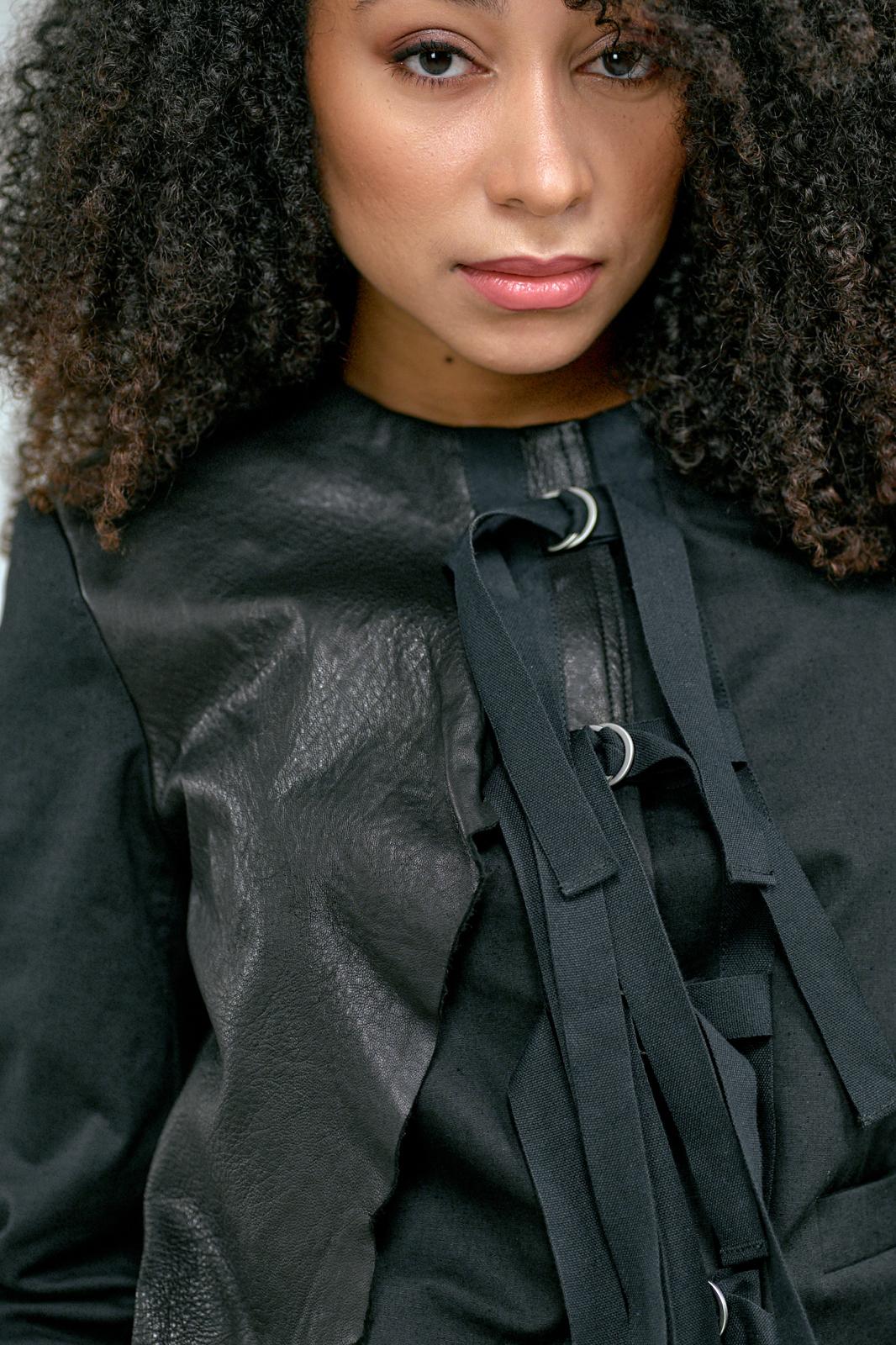 NY77 - Blazer - Jacket - Cropped - Raw Leather