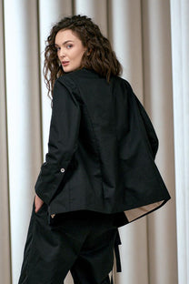 NY77 - Blazer - Jacket - long - Raw Leather