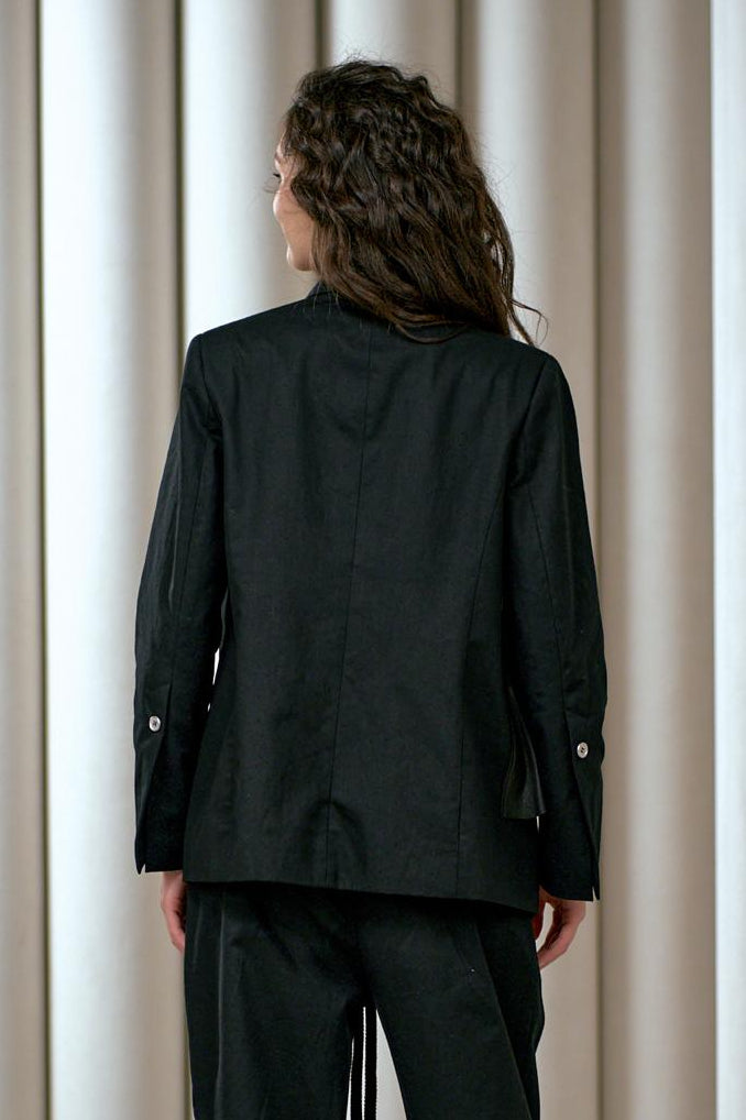 NY77 - Blazer - Jacket - long - Raw Leather