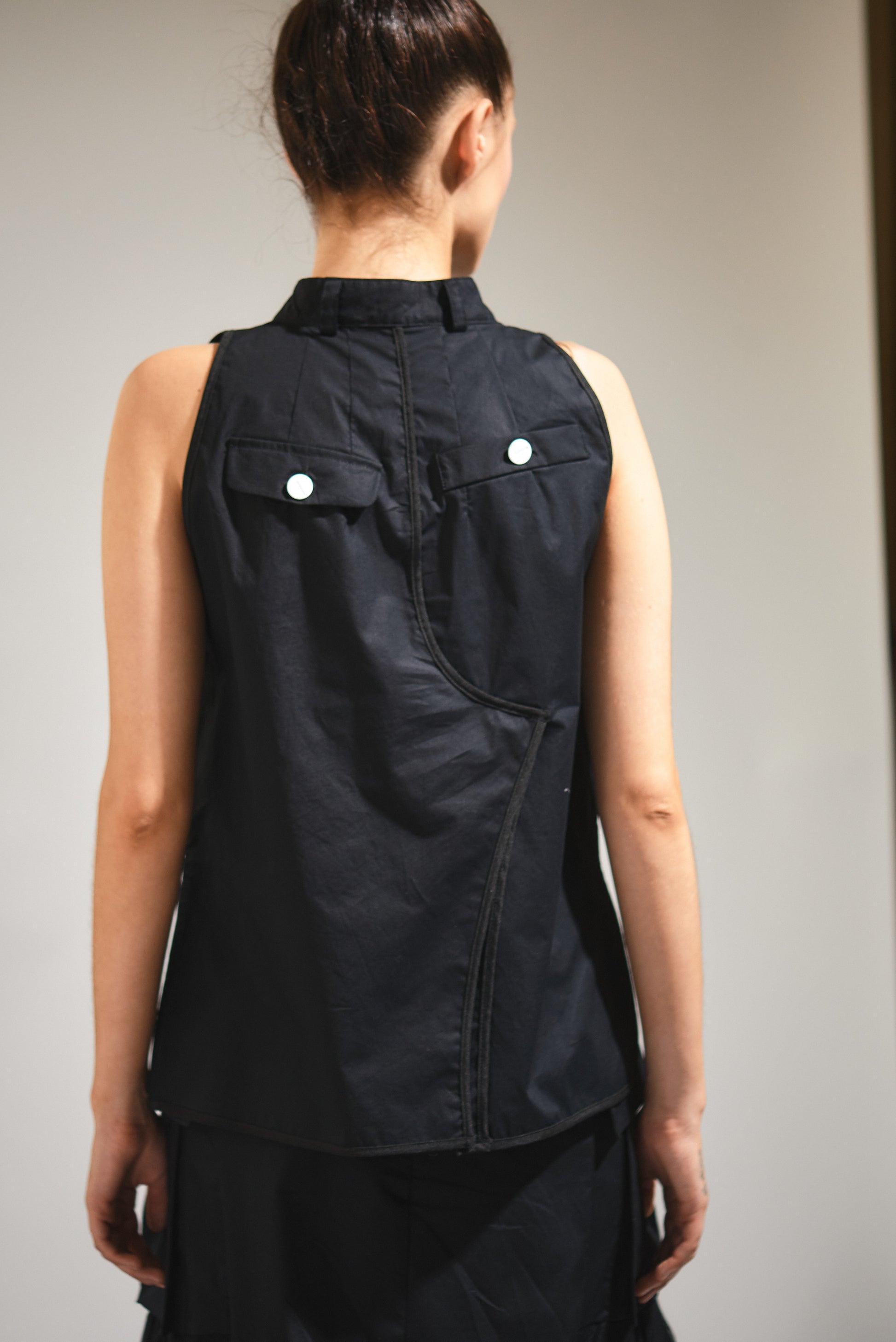 NY77 - LiLi The First - Black Cotton Top