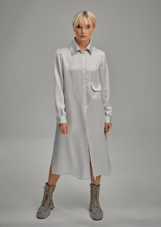 NY77 - LiLi The First boutique - Silver long shirt