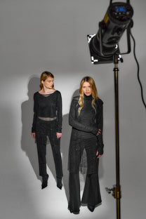 NY77 Design Sparkly Mesh Dress - Lili the First Boutique NYC