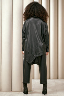 NY77 Design - Tunic - vegan faux leather - asymmetric