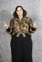 NY77 Design - jacket - comber - nylon - abstract - Sumingashi - yellow