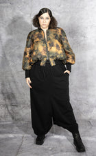 NY77 Design - jacket - comber - nylon - abstract - Sumingashi - yellow