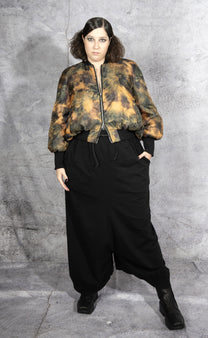 NY77 Design - jacket - comber - nylon - abstract - Sumingashi - yellow