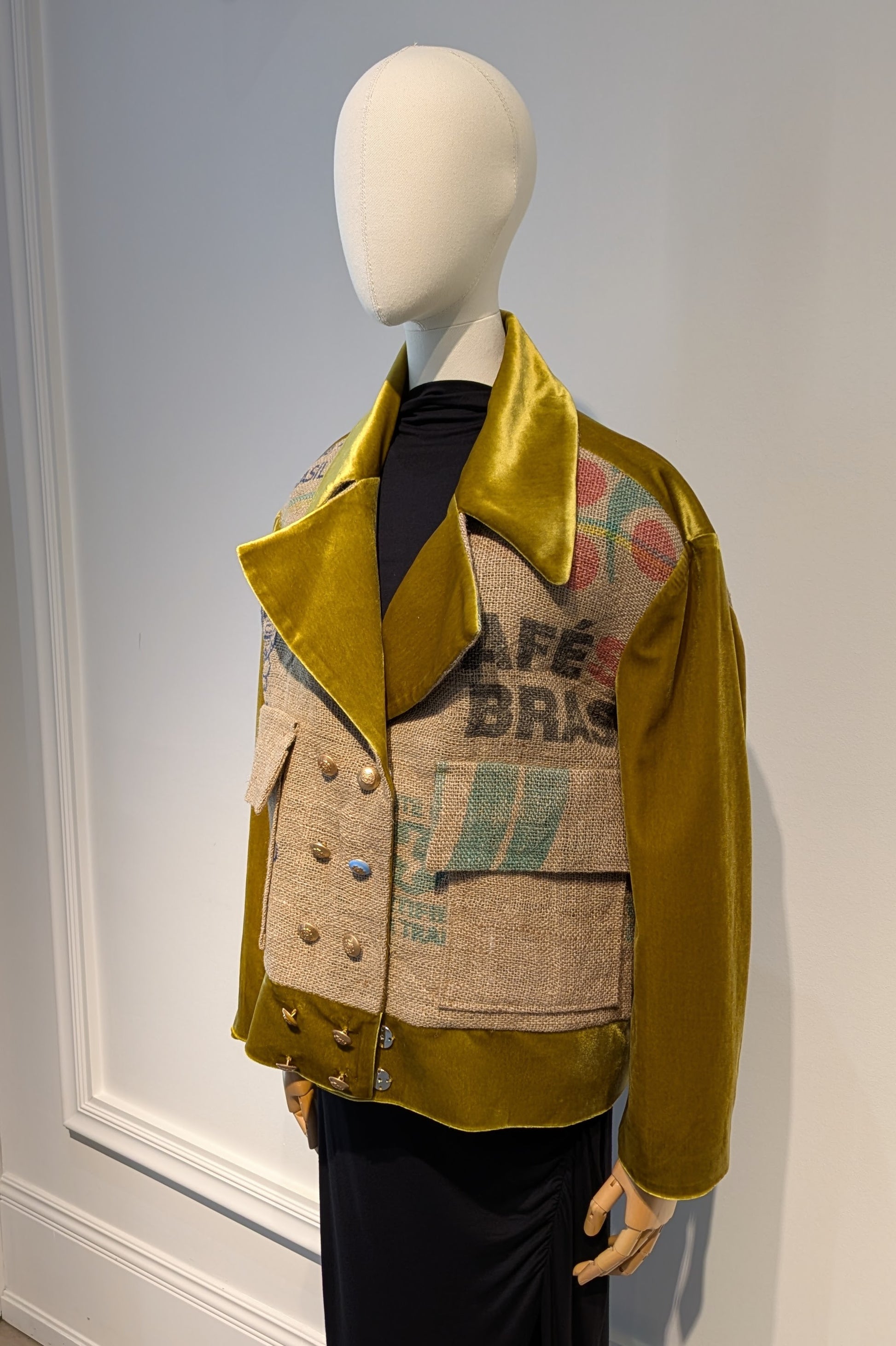 NY77 Design Coffee Jacket